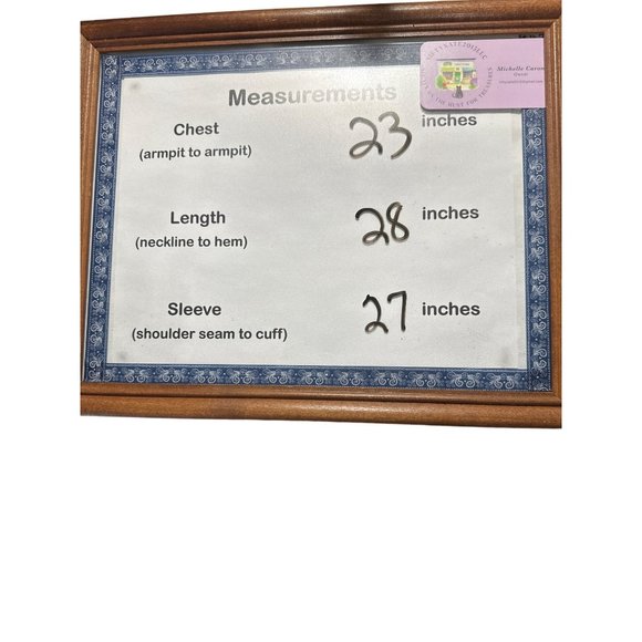 Soft Surroundings size XL light blue textured velour long sleeve v neck top - Picture 5 of 5